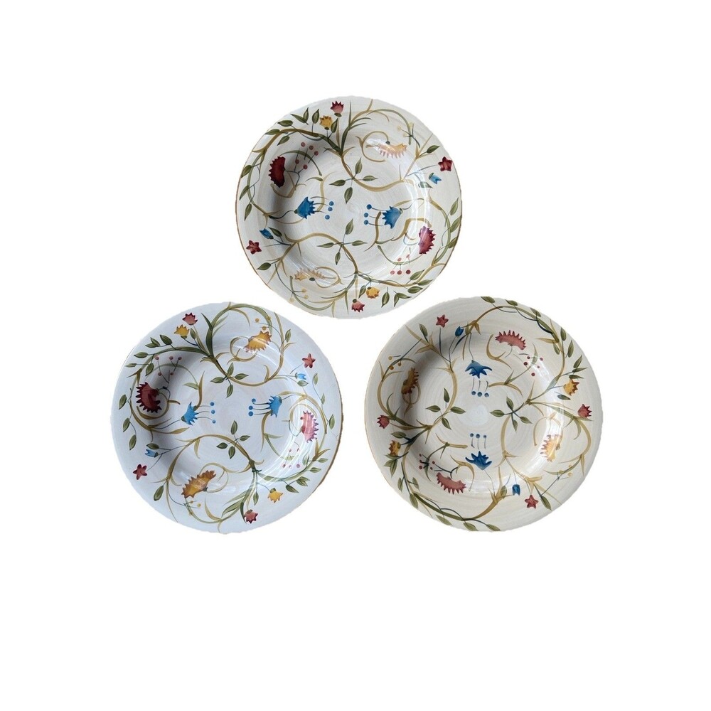 American Simplicity by Target HOME DINNER PLATE 11 1/4" Lot of 3 Floral